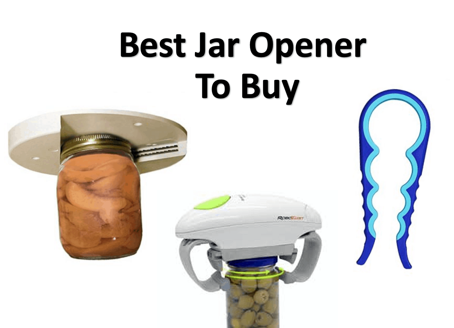 Electric Jar Opener, Kitchen Gadget Strong Tough Automatic Jar Opener For  New Sealed Jars,The Hands Free Jar Opener with Less Effort to Open 